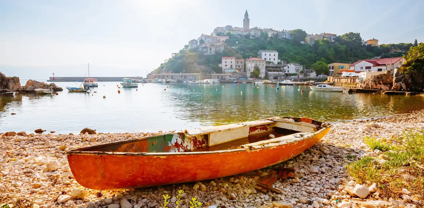 Camping på øen Krk