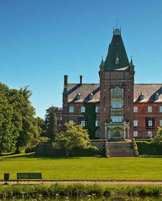 Slottsbröllop vid Trollenäs Slott i Skåne 