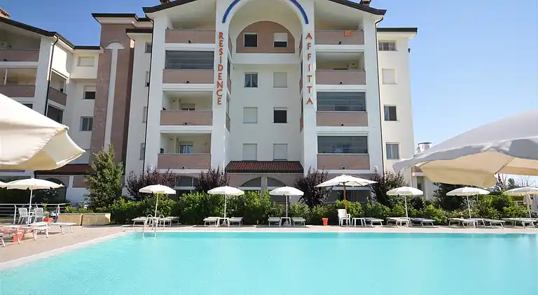 Appartamento 6 persone con piscina Costa Adriatica