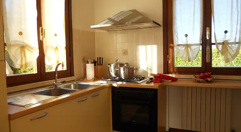 Villa con 2 camere da letto e giardino privato con  barbecue