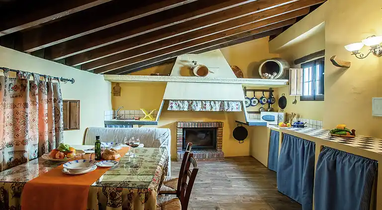 Gårdshus i Fuentes de Cesna