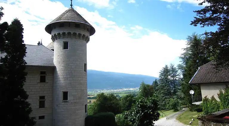 Castle in Serrières-en-Chautagne