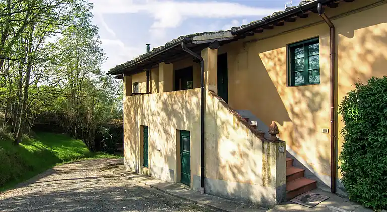 Gårdshus i Peccioli