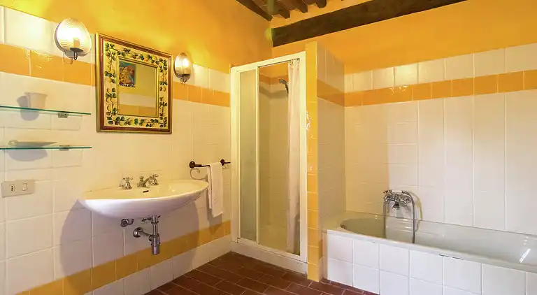 Gårdshus i Peccioli