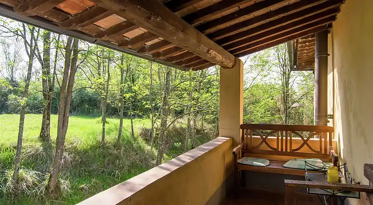 Gårdshus i Peccioli