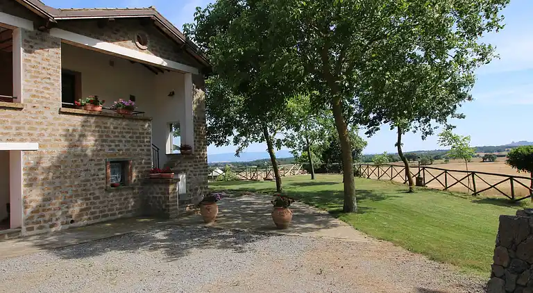 Gårdhus i Bagnoregio