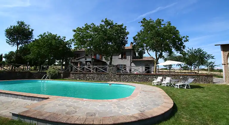 Gårdhus i Bagnoregio