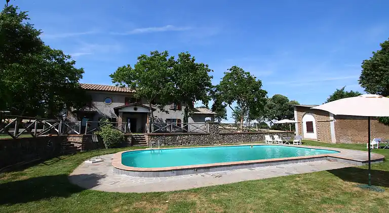 Gårdhus i Bagnoregio