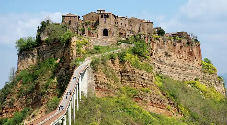 Gårdhus i Bagnoregio