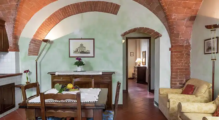 Gårdshus i San Vivaldo