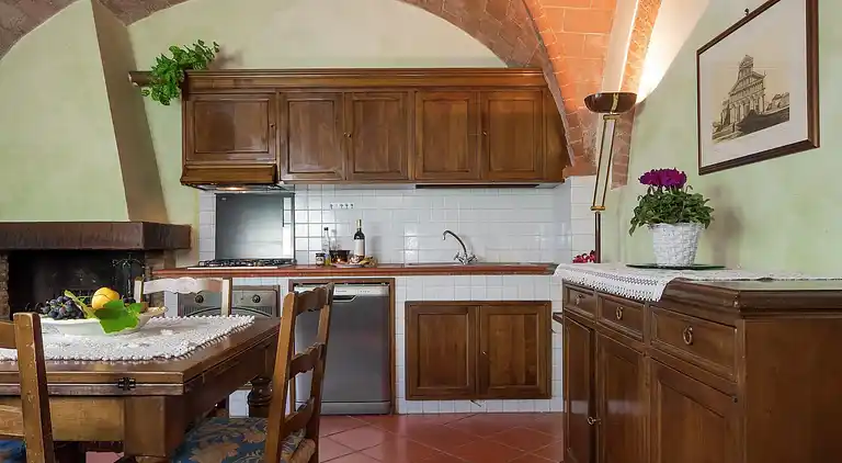 Gårdshus i San Vivaldo