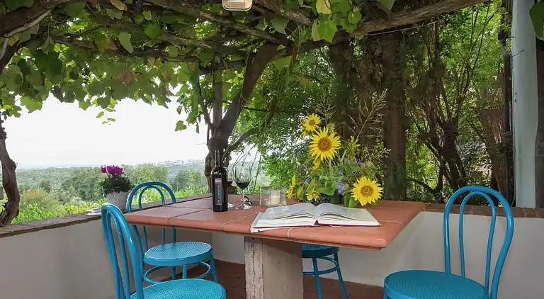 Gårdshus i San Vivaldo