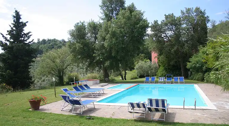 Gårdshus i San Vivaldo