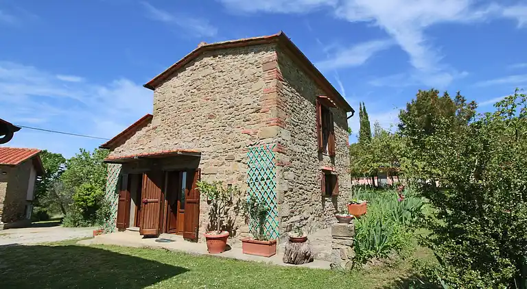 Gårdshus i Castelfranco di Sopra