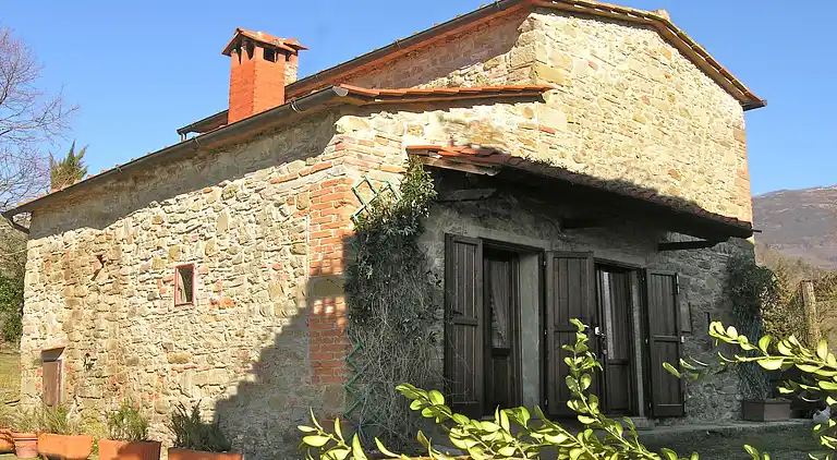 Gårdshus i Castelfranco di Sopra