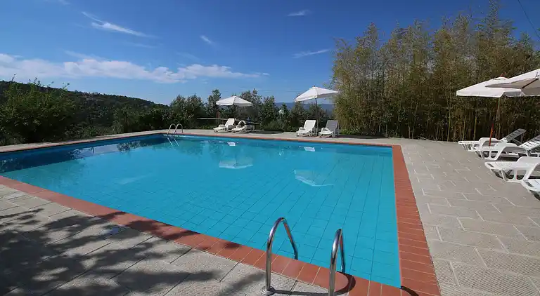 Gårdshus i Castelfranco di Sopra