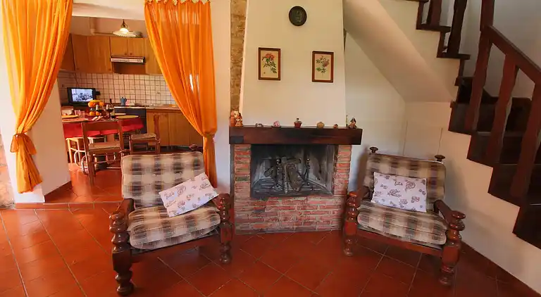 Gårdshus i Castelfranco di Sopra