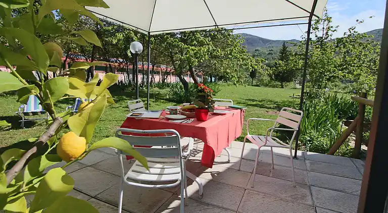 Gårdshus i Castelfranco di Sopra