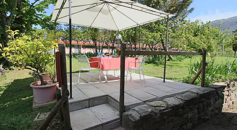 Gårdshus i Castelfranco di Sopra