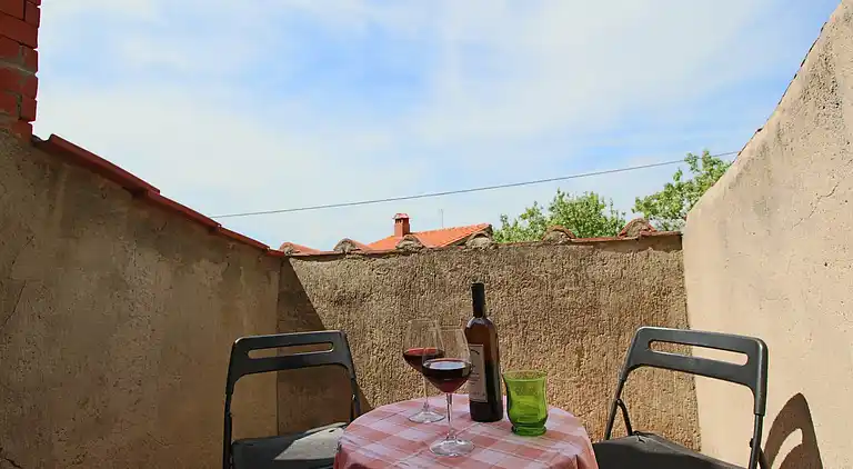 Gårdshus i Castelfranco di Sopra