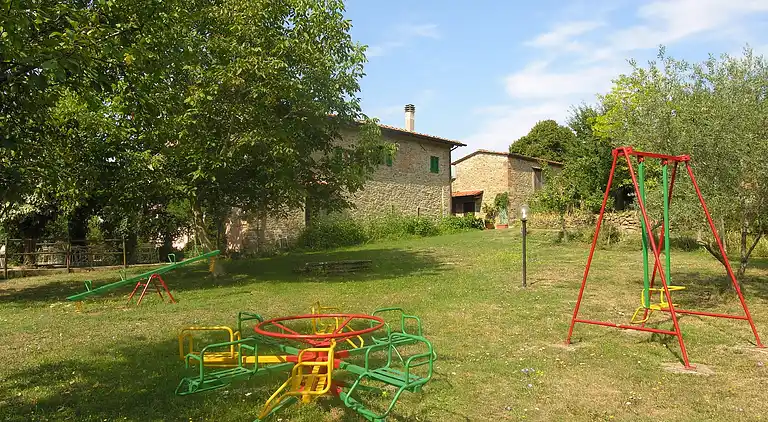 Gårdshus i Castelfranco di Sopra