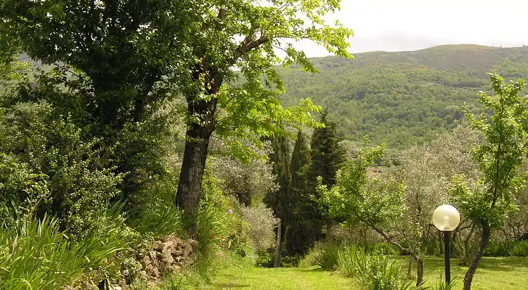 Gårdshus i Castelfranco di Sopra