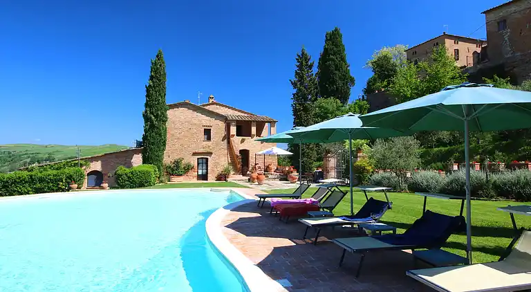 Gårdhus i Montalcino