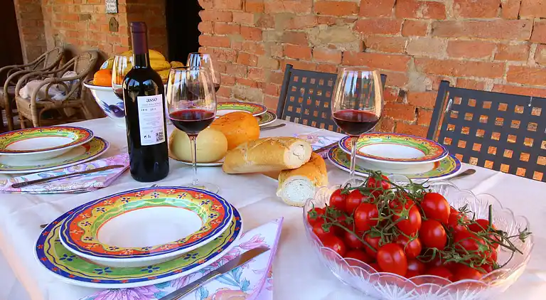 Gårdhus i Montalcino