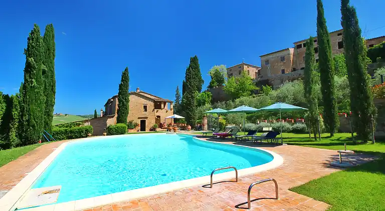 Gårdhus i Montalcino