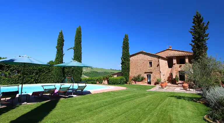 Gårdhus i Montalcino