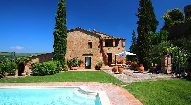 Gårdhus i Montalcino