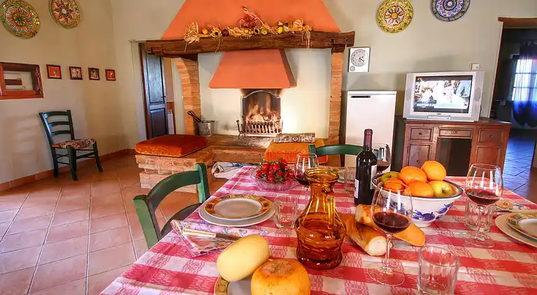 Gårdhus i Montalcino