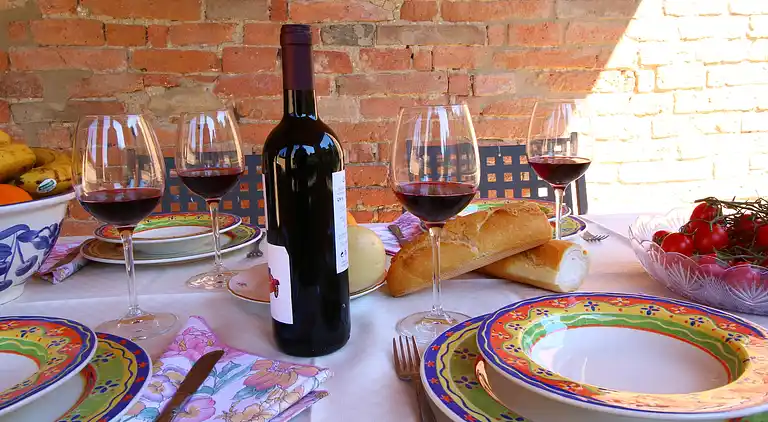 Gårdhus i Montalcino