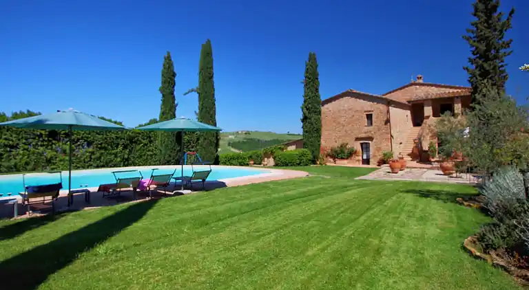 Gårdhus i Montalcino