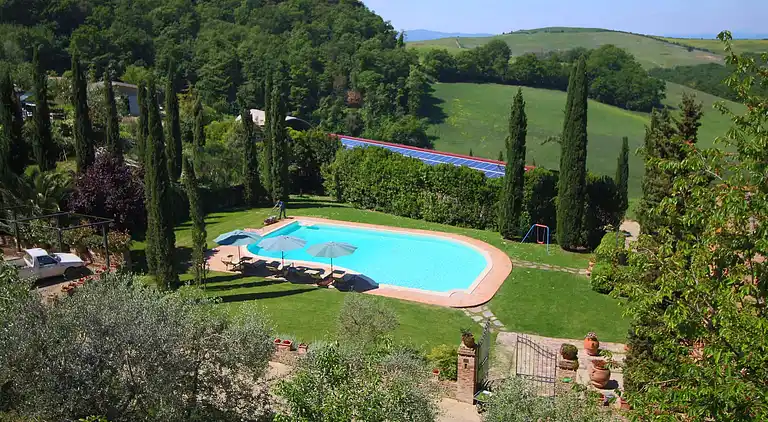 Gårdhus i Montalcino