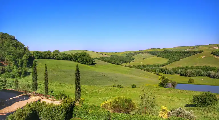 Gårdhus i Montalcino