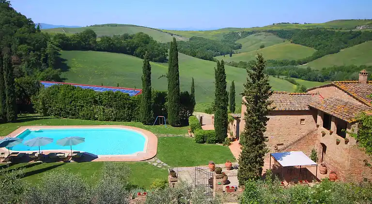 Gårdhus i Montalcino