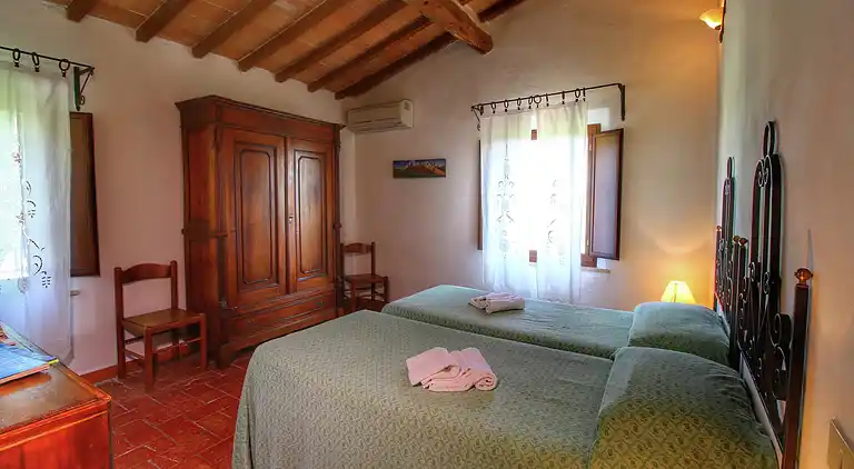 Gårdshus i San Giovanni d'Asso