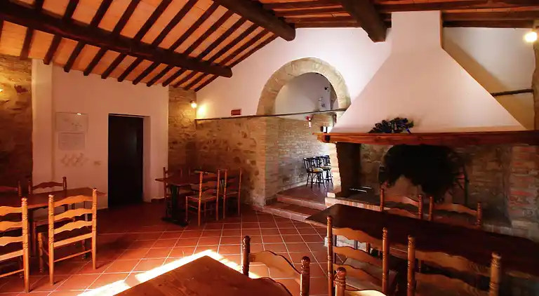 Gårdshus i San Giovanni d'Asso