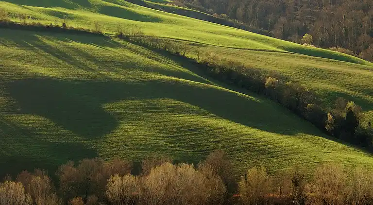 Gårdshus i San Giovanni d'Asso