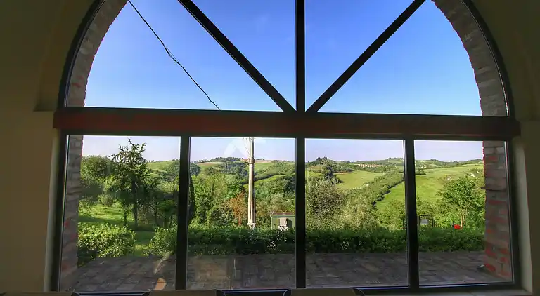 Gårdshus i San Giovanni d'Asso