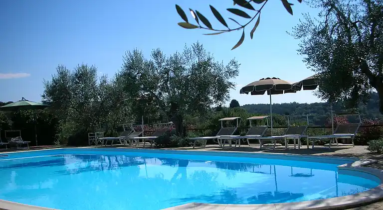 Gårdshus i Gavignano