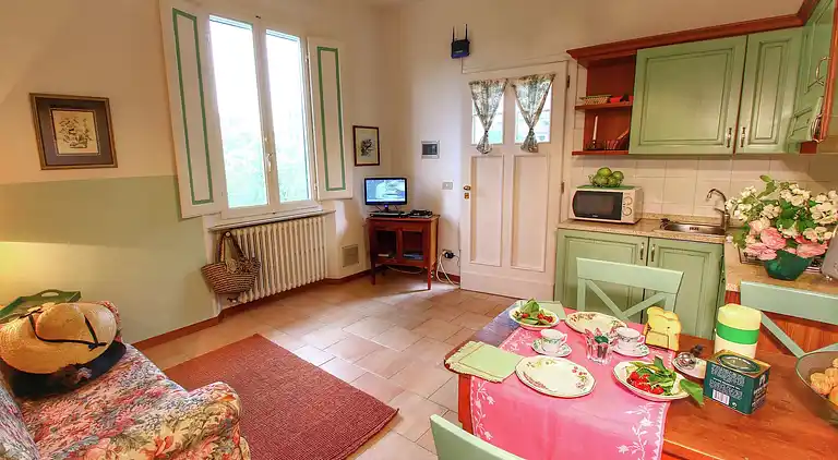 Gårdshus i Gavignano