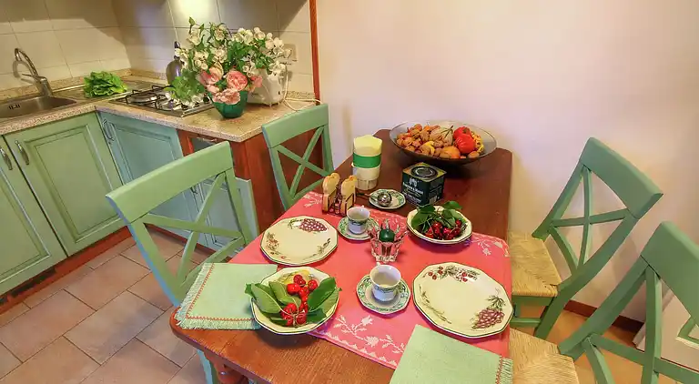 Gårdshus i Gavignano