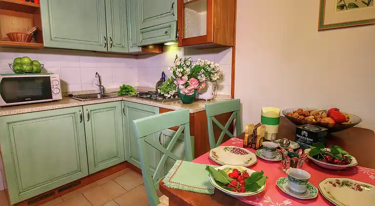 Gårdshus i Gavignano