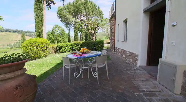 Gårdhus i San Gimignano