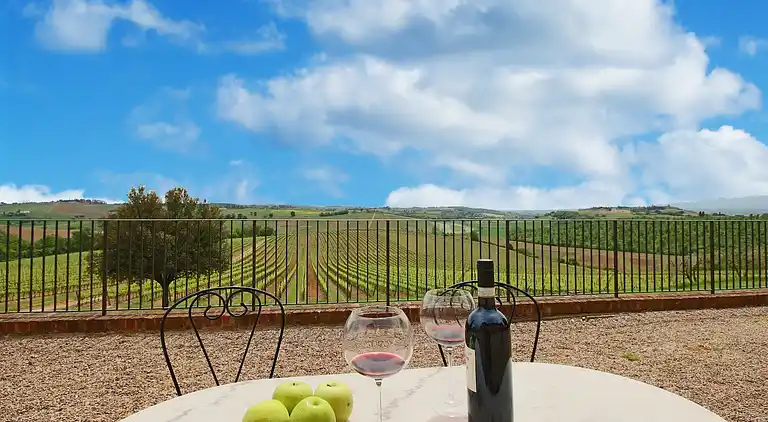 Gårdhus i Montepulciano