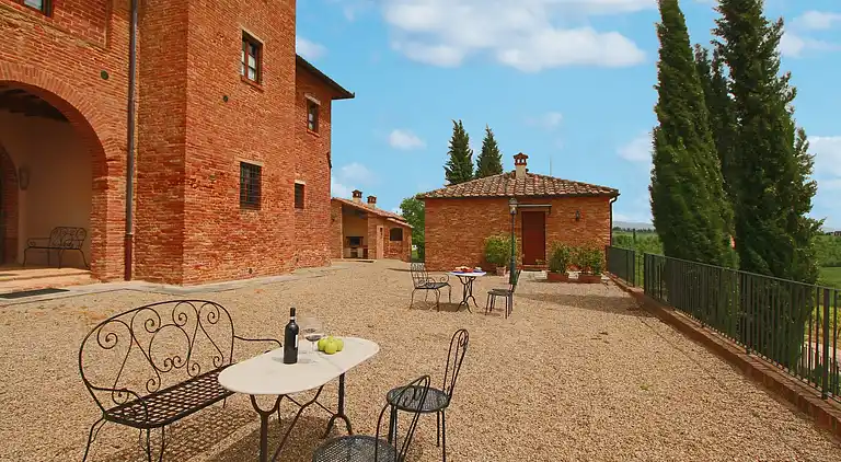 Gårdhus i Montepulciano