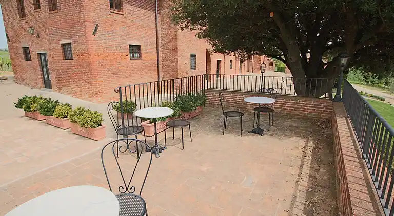 Gårdshus i Montepulciano