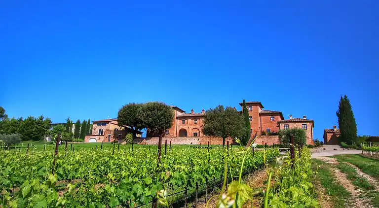 Gårdshus i Montepulciano